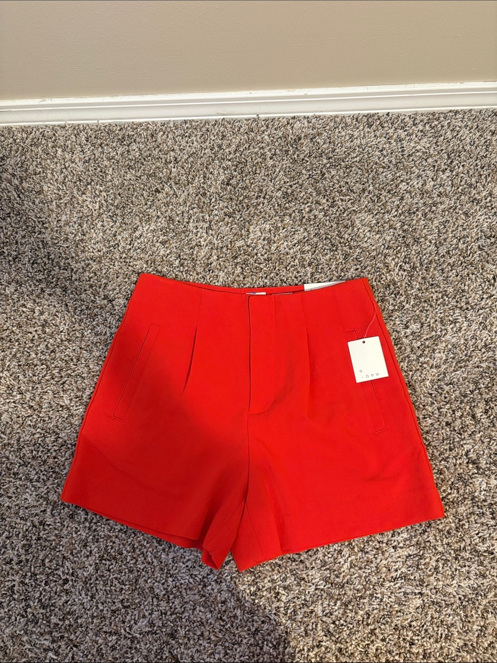 ✨NWT~Cherry Red 🍒 A New Day Pleated Shorts✨